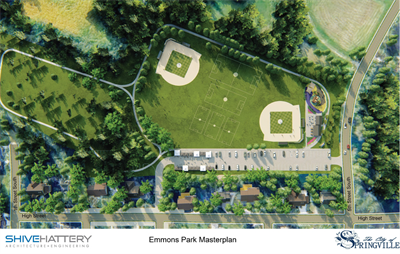 Rendering of Future Joe Emmons Memorial Park