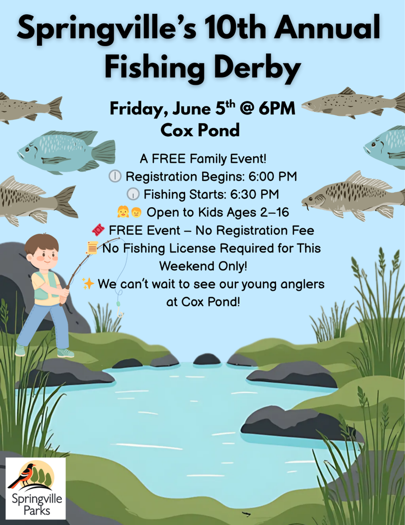 Fishing Derby - June 5th